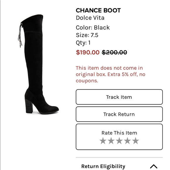 OTK chance dolce vita boots like new - Picture 2 of 5